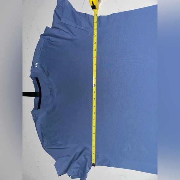 Lululemon Men’s Size L Zeroed In Short-Sleeve Shirt, Blue - Picture 4 of 6